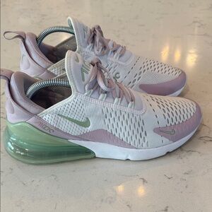 Nike Women's Air Max 270 in White and Purple